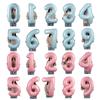40 Inch Macaron Blue Pink Foil Number Balloons 0 1 2 3 4 5 6 7 8 9 Birthday Party Baby Shower Wedding Decoration Holiday Balloons
