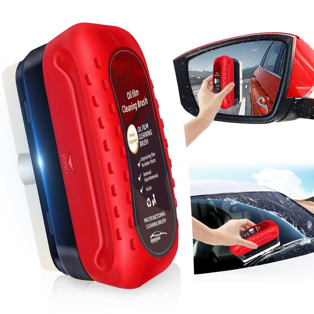 Car Glass Oil Film Remover Glass Cleaning Board Hydrophobic Glass Coating for Windshield Clear Window Auto Detailing Tool