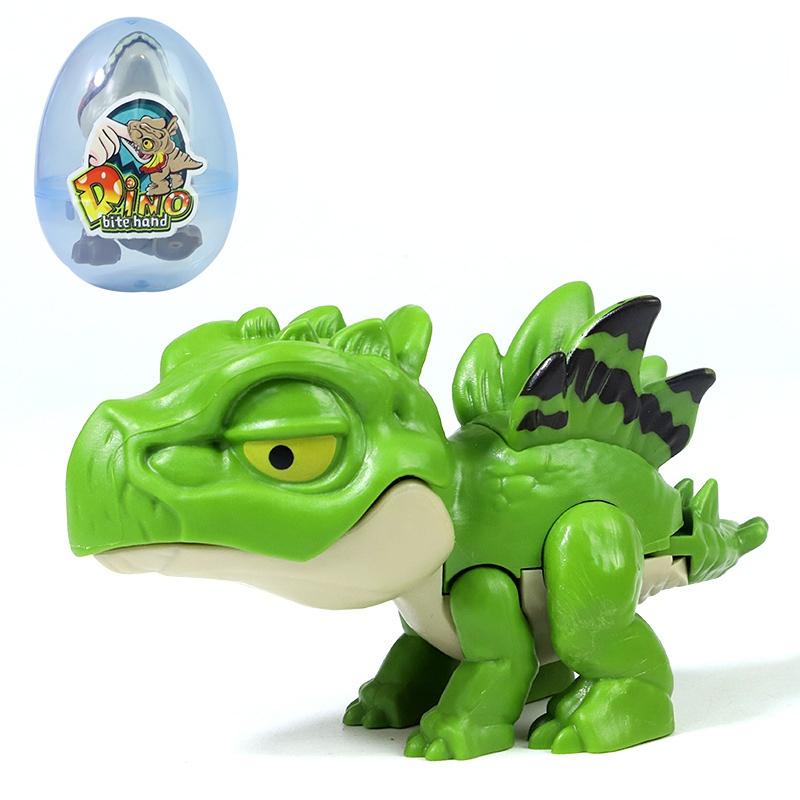 Finger Dinosaur Egg Toys For Kids Simulation Biting Hand Movable Joints Jurassic Dino Model Tricky Toy Creative Birthday Gifts