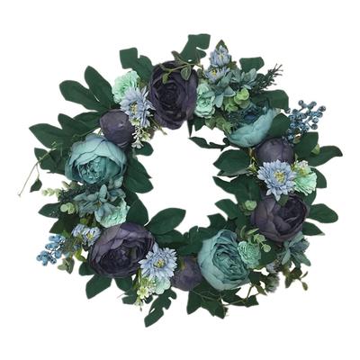Peony Flower Garland Front Door Decoration Flower Lintel Pendant Imitation Flower Wall Decoration