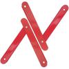 2pcs Aluminium Ladder Hinge Replacement Kit With Red Pull Rod For Loft And Folding Ladder Repair Home Hardware