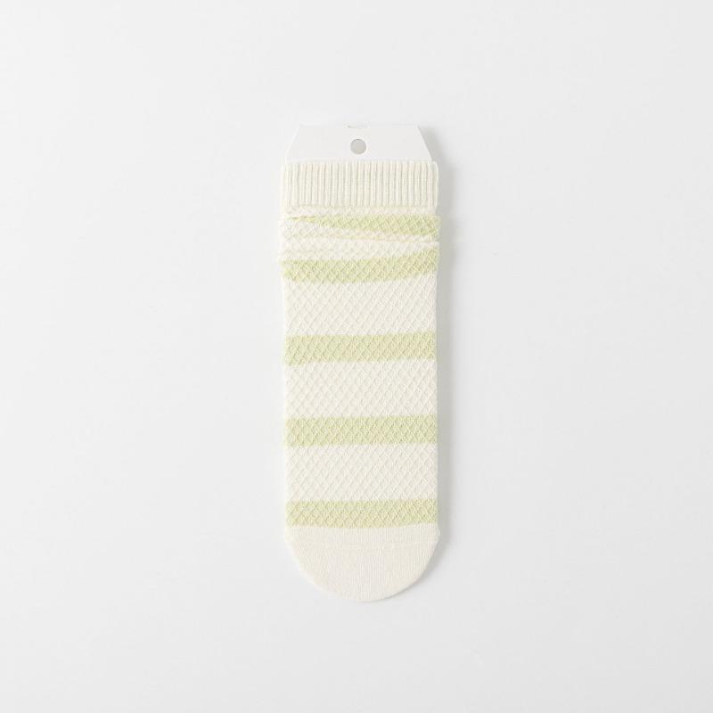 

Гольфы до середины икры для девочек в школу на весну и лето, тонкие махровые носки, хлопковые широкие прямые носки, хлопковые носки для девочек 1 pair зелёный