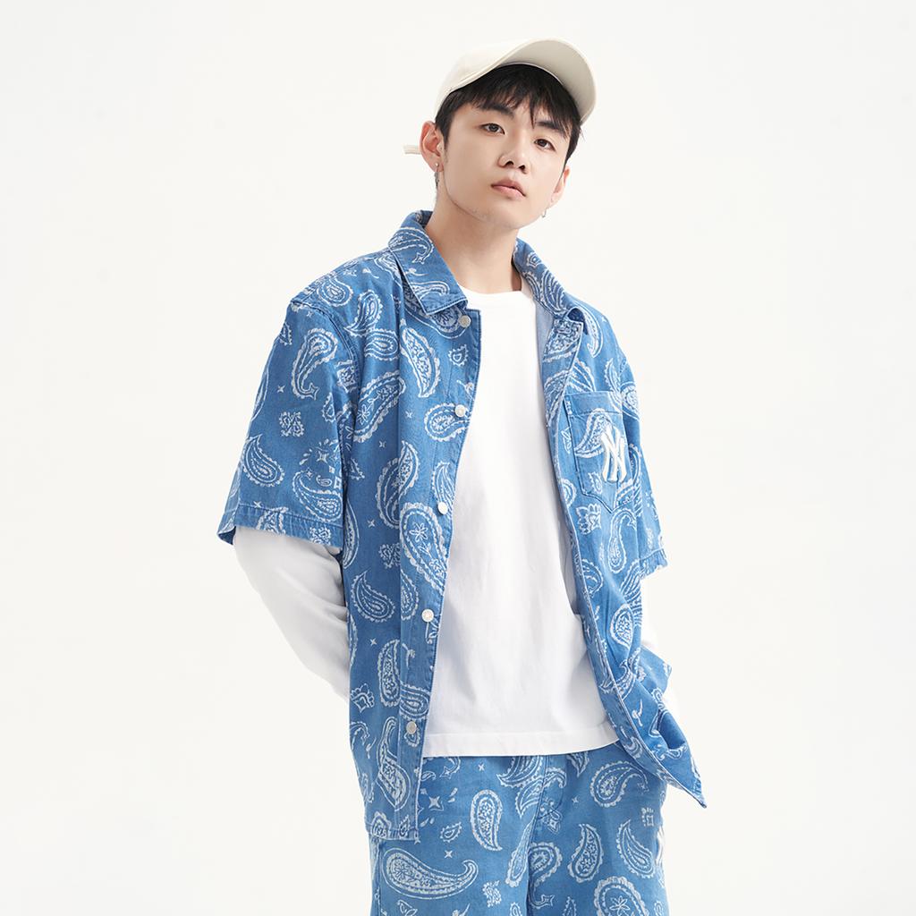 New MLB New York Yankees Shirt Unisex Light Blue 3ADRI0133-50SBL