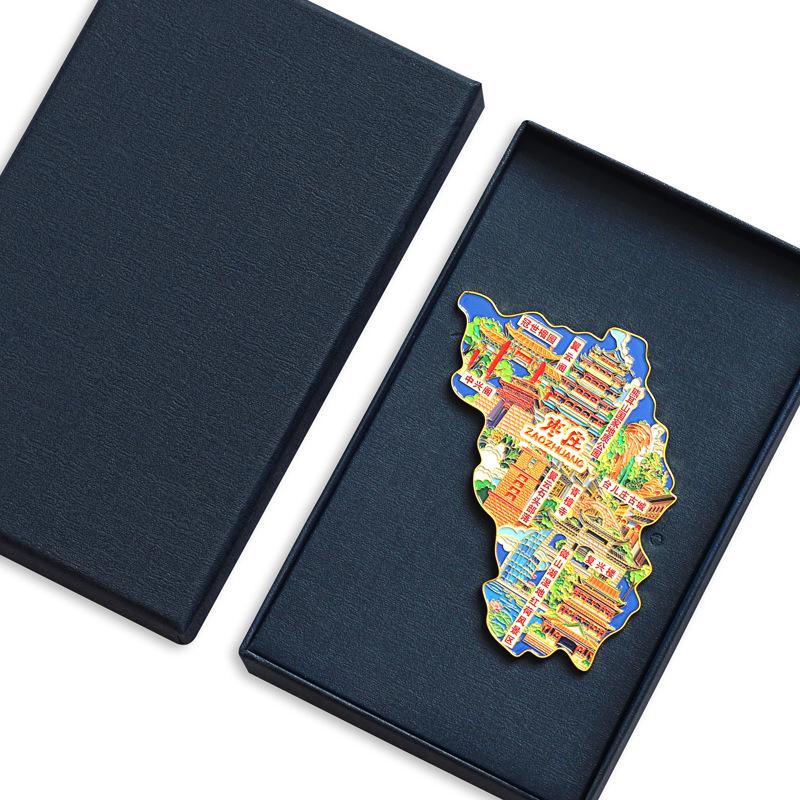 Binzhou Gelber Fluss Turm Magnet, Haifeng Pagode & Zhonghai Park. Kulturtourismus-Geschenk.