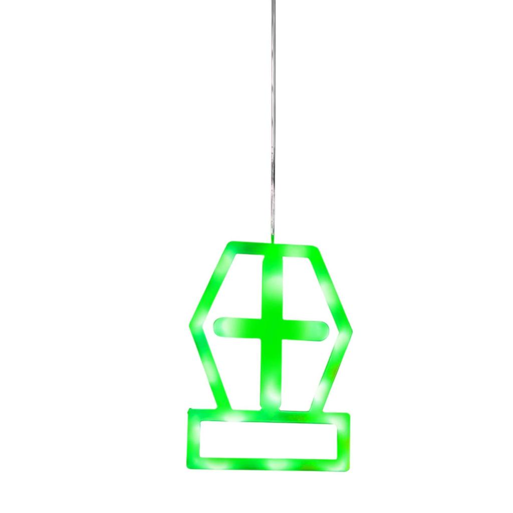 Colorful Halloween Pumpkin Icicle String Lights for Outdoor Yard Decorations