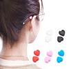 10 Pairs Fashionable Heart Shaped Glasses Grips AntiSlip Silicone Covers Assorted Colors Accessory for Daily Use