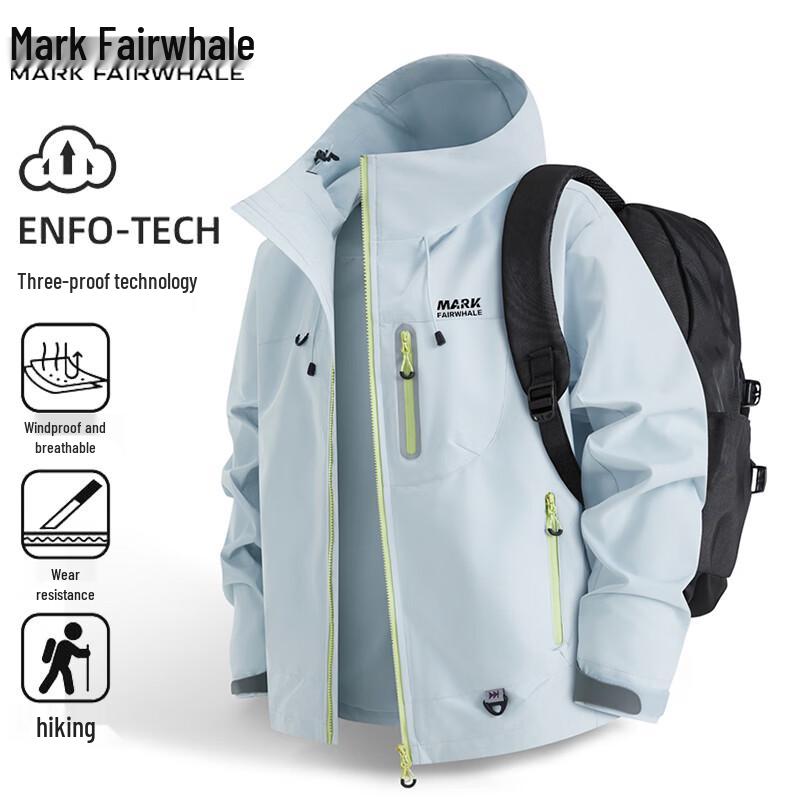 

Mark Fairwhale Men s Outdoor Casual Hooded Jacket 2XL