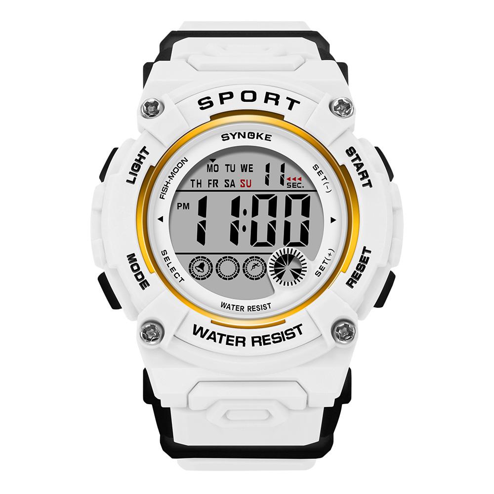 Student Watch Women s Watches Girls 50M Waterproof Watch Multifunctional Luminous Girl Boy Watch белый