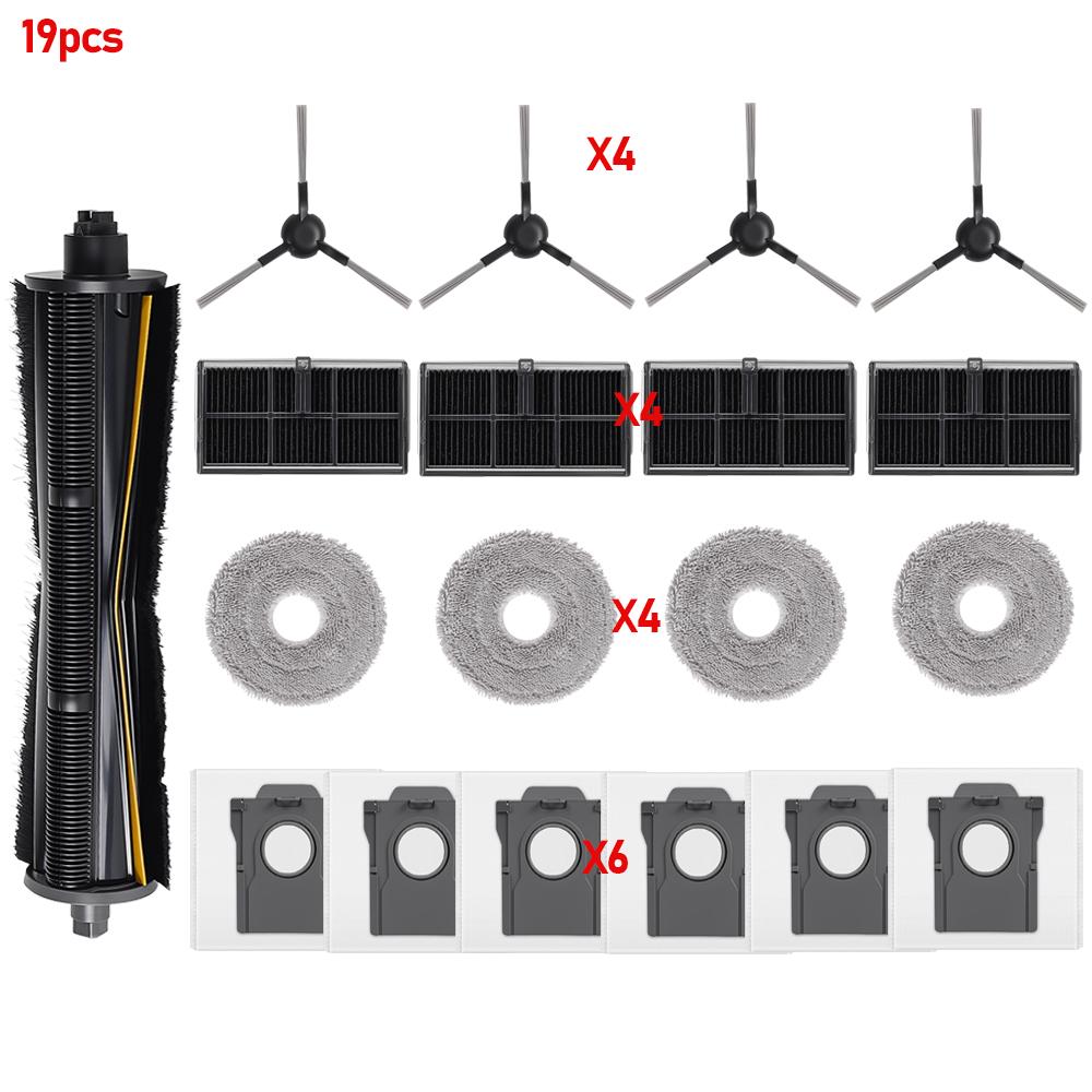 Per Dreame MOVA E40 Ultra Per MOVA E30 Ultra/Trouver E30 Ultra/L10s Pro Ultra Heat /X30 Ultra Filtro Spazzola Tricut Panno Mocio Sacchetto