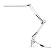 LED Swing Arm Desk Lamp Eye Care Foldable   Three Color Temperatures Clamp Desk Lamp for   White