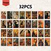 32pcs of Halloween Postcards 3.94x5.7 Inches Christmas Cards, Message Cards, Vintage Postcards, Halloween Cards