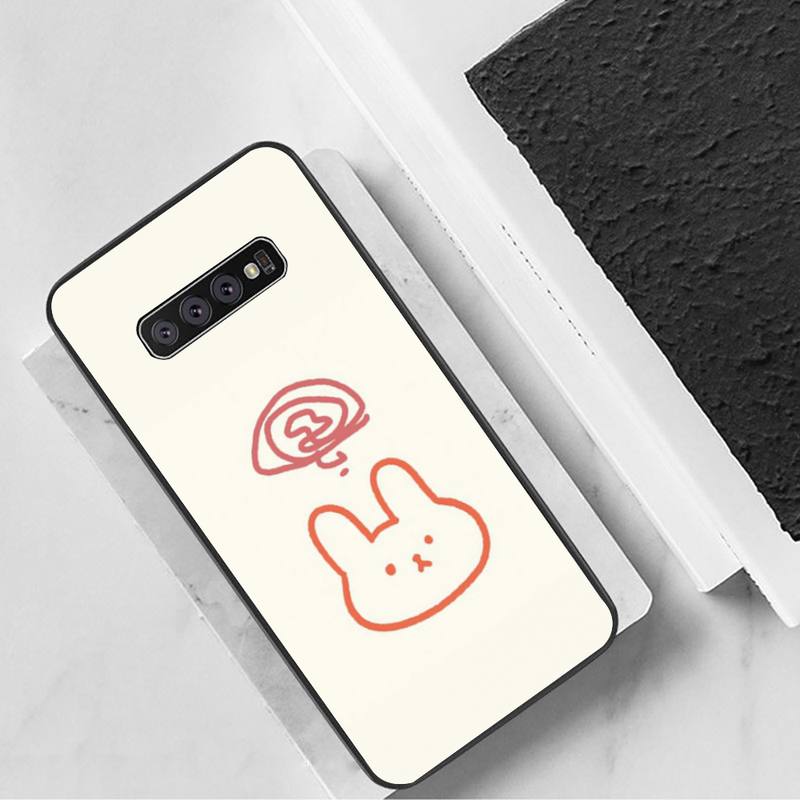 Cute Stick Illustration Phone Case For Samsung Galaxy S7 Edge Plus S9 S20Plus S20ULTRA S10lite S225G S10 Case