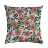 Plant Flowers Bird Linen Pillowcase Furniture Decoration Living Room Bedroom Sofa Car Cushion Pillowcase 45*45Cm