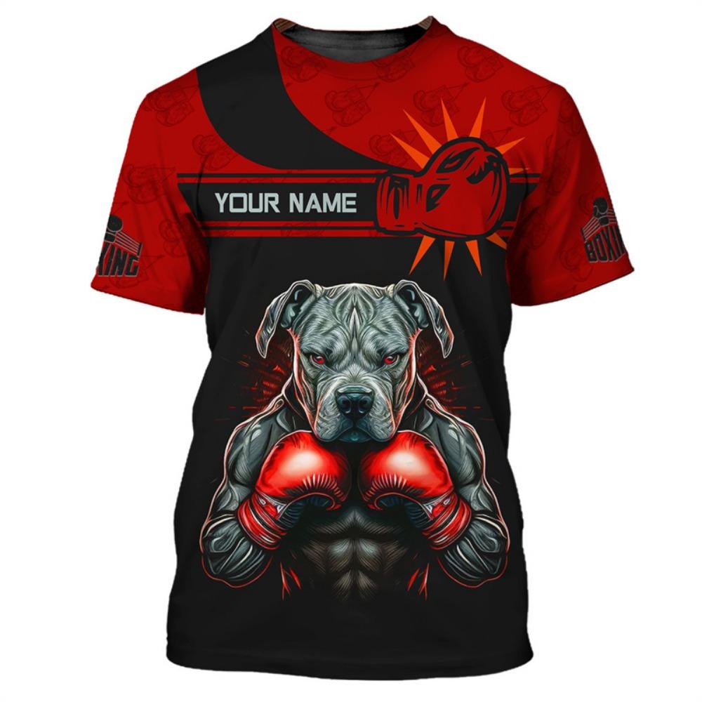 Xr-03 Boksen Fitness Sport Mma T-shirt Herenkleding Aanpassen 3D Print Ronde Hals Muay ThaI T-shirts Dagelijkse Street Fashion T-shirt Top 2025 M