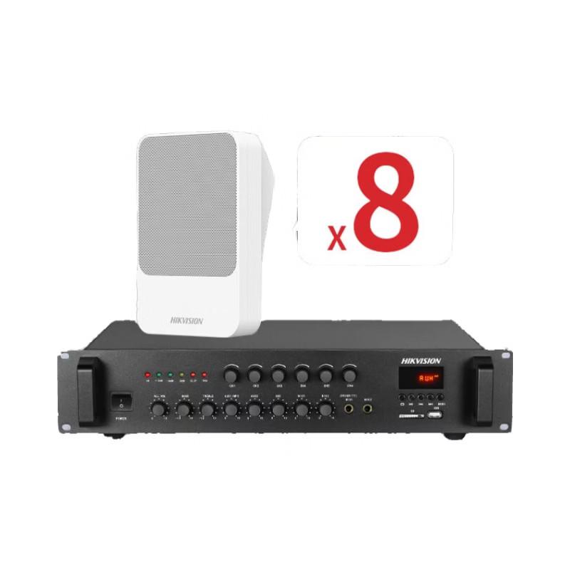 

HIKVISION Indoor Wall-mounted Speaker System with Amplifier