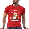 Beagle Merry Woofmas Christmas Dog Gift T-Shirt summer clothes summer tops anime clothes t shirts