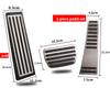 Car Accelerator Brake Pedal Footrest Pedal Plate Cover For Volvo XC60 XC90 S90 v90 s60 v60 xc40 Accessories 2022-25
