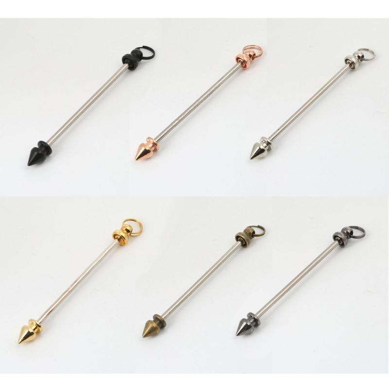 30 Stück Metallstab-Anhänger mit Ösenstiften, auffädelbare Metallstab-Anhänger, vielseitiges Perlenzubehör für Schmuckdesigner