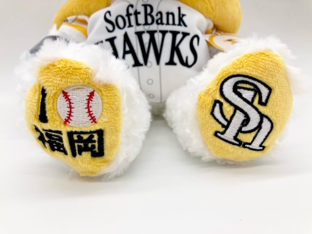 Fukuoka SoftBank Hawks Harry Plush Toy S by Makoto Fujini (Home) [Fukuoka Exclusive]