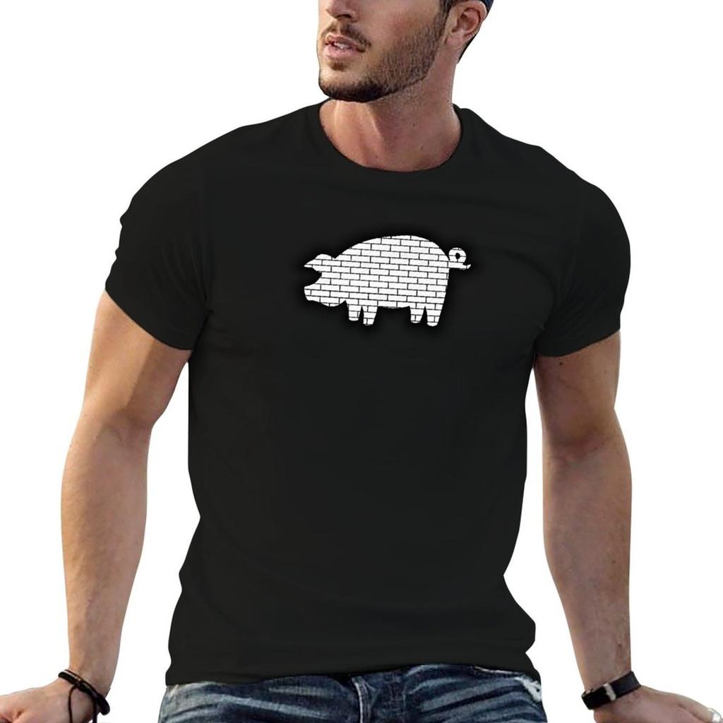 Brick Pig Regular TShirt t shirt for man 100 percent cotton man graphic t shirt TShirt