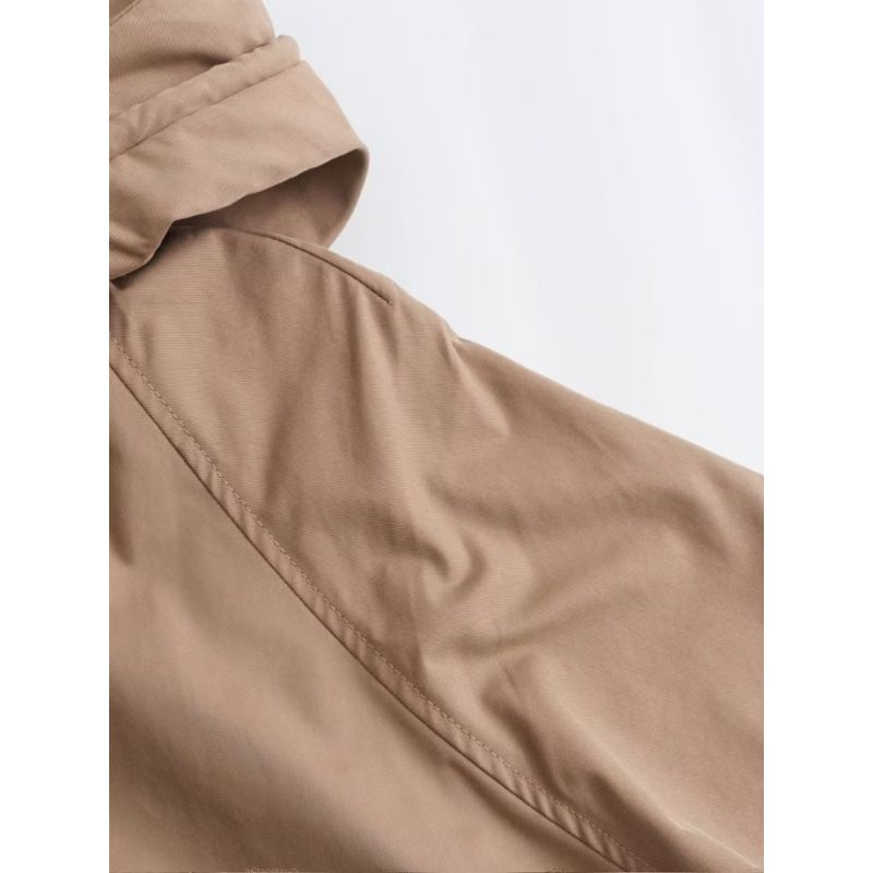 Kaslead New Arrival Women's Fashion Style Decorated Row Button Short Parka Outwear 2969248 737