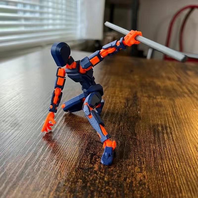 Multi-Jointed Movable Shapeshift Robot 2.0 3D Printed Mannequin Dummy 13 Action Figures Toys Kids