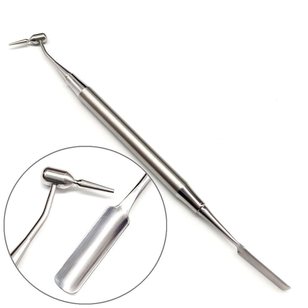 Zubní 1 kus Nástroj na plnění kostního prášku Memberane Lift Tools Periosteální spleeter Balič kostního štěpu Pakr roubování Nosič zátka