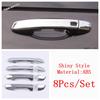 Car Door Handle Decoration Protection Cover Trim For Volkswagen Jetta Mk7  -  ABS Chrome / Black Accessories Exterior