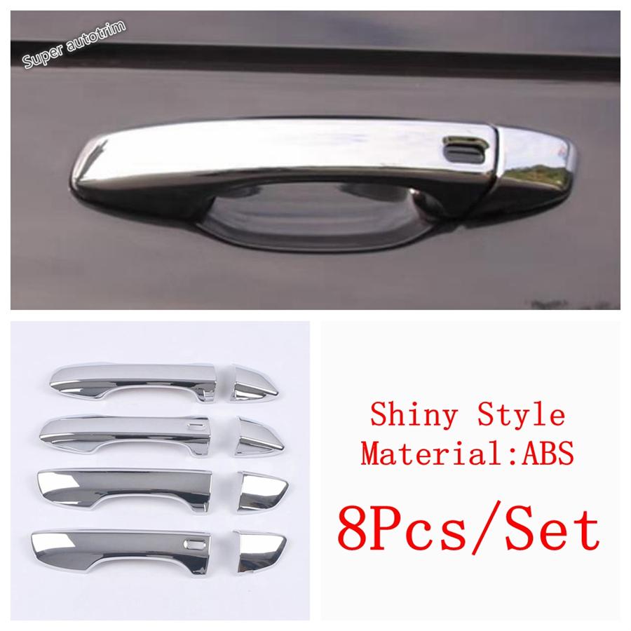Car Door Handle Decoration Protection Cover Trim For Volkswagen Jetta Mk7  -  ABS Chrome / Black Accessories Exterior