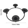 4 Cup Candle Holder Stand Birthday Gift Tea Table Ornament Iron for Office