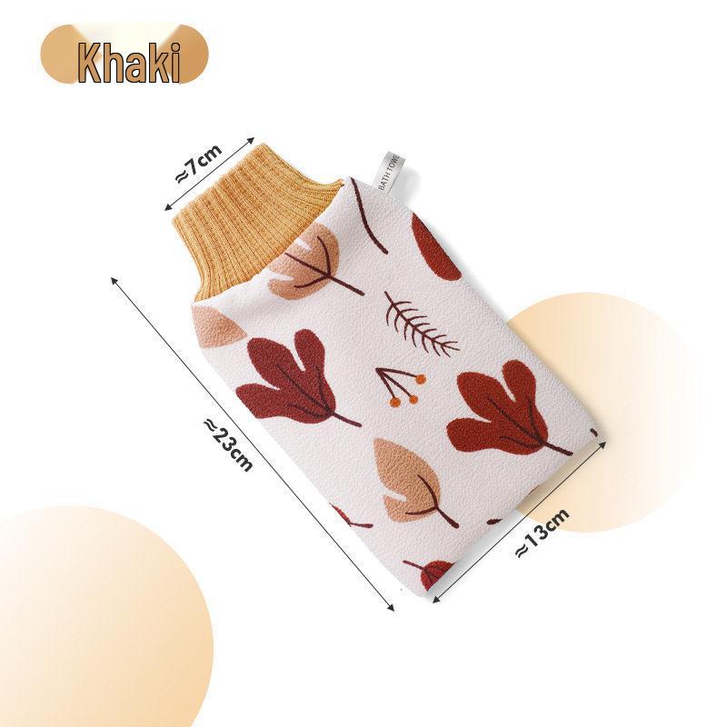 Dual-Sided Bath Scrubber Gloves: Painless Stain Remover with Coarse & Fine Sand for Adults