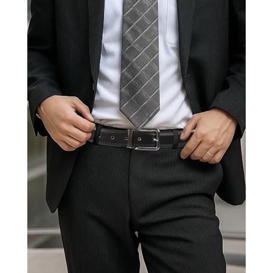 Belt Men Genuine Leather Tochigi Made Japan Casual Large Size Business Gentlemans Suit Adjustable Comes Box.