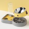 Dog Bowl Automatic Drinking Water Dog Food Bowl Anti-knock Over Cat Bowl Slow Food Bowl Dog Bowl Drinking Water Integrated Cat Bowl Pet Bowl