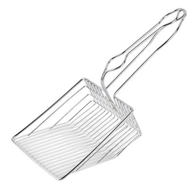 Cat Litter Scoop Stainless Steel Kitty Litter Metal Scooper for Small Pet Litter Boxes Cleaning