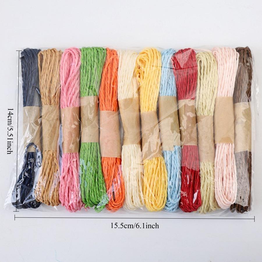 

Colorful Paper Rope 2mm for Gift Box Decoration Handheld DIY Paper Drawing Creative Handmade Craft Supplies 12color