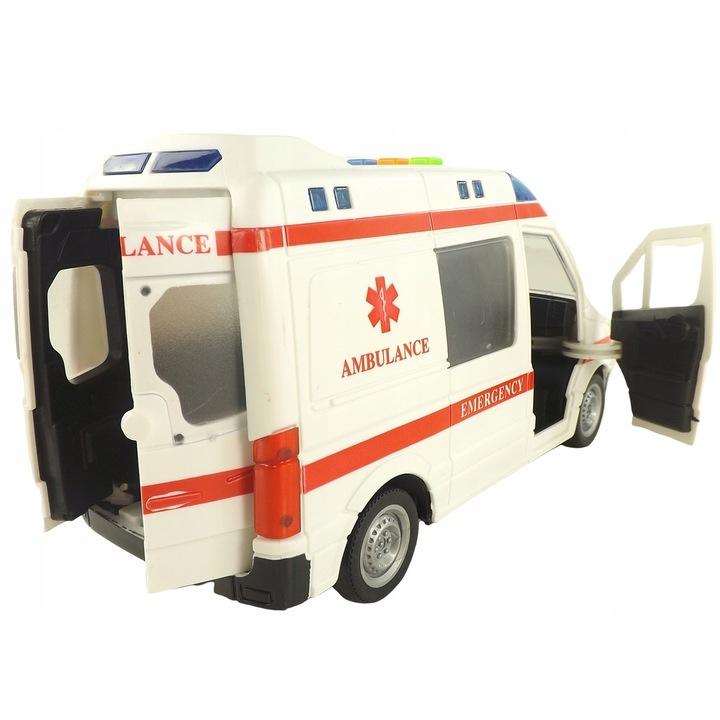 Auto Ambulans Karetka Otwierane Drzwi 1:16 Wy590A