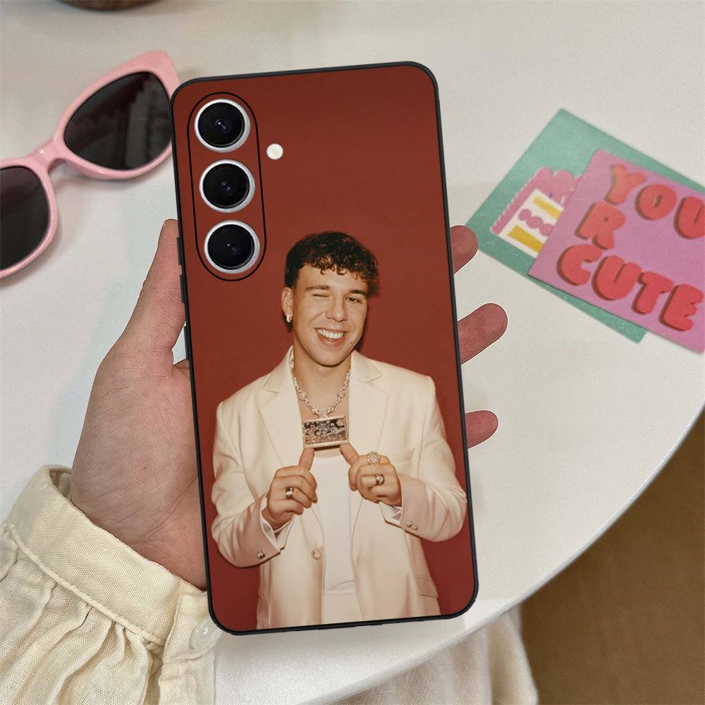 1PC Popular Singer Q-Quevedo Phone Case For Samsung S 24 Fe 25 Ultra Plus 20 Lite 21 30 22 23 24 22 Ultra 5G Fundas