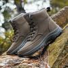 Herbst / Winter Herren Warme Baumwollschuhe Große Größe Outdoor Rutschfest und Abriebfest Klettern Winterstiefel