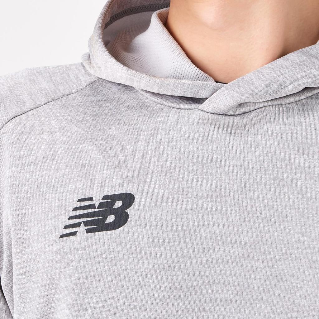 New Balance Team Sweat Hoodie GR L Men's (AMT45235) (Gray)