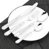 4Pcs Cutlery Set Gold Wheat Ears Pattern Dinnerware 304 Stainless Steel Tableware Knife Fork Spoon Dinner Set Western Flatware