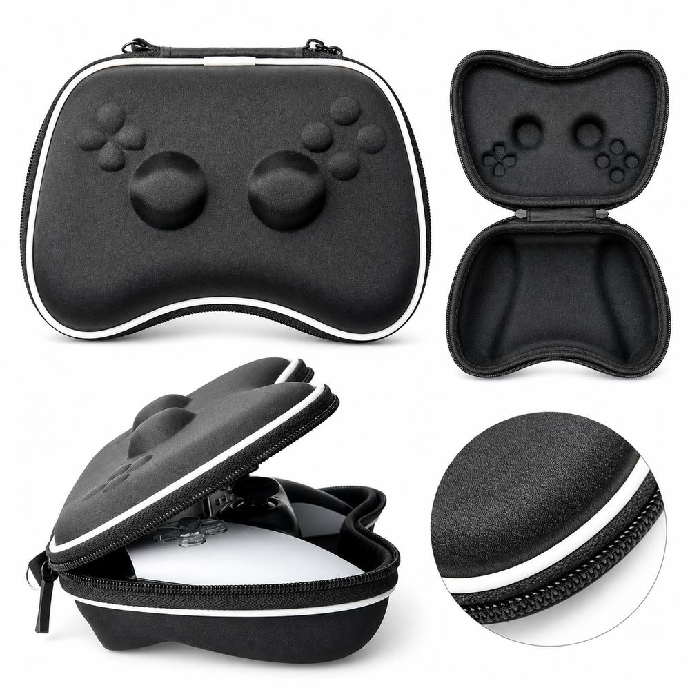 EVA Game Controller Case Protective Zipper Storage Bag for PS5/Xbox/Switch Pro Controller Storage