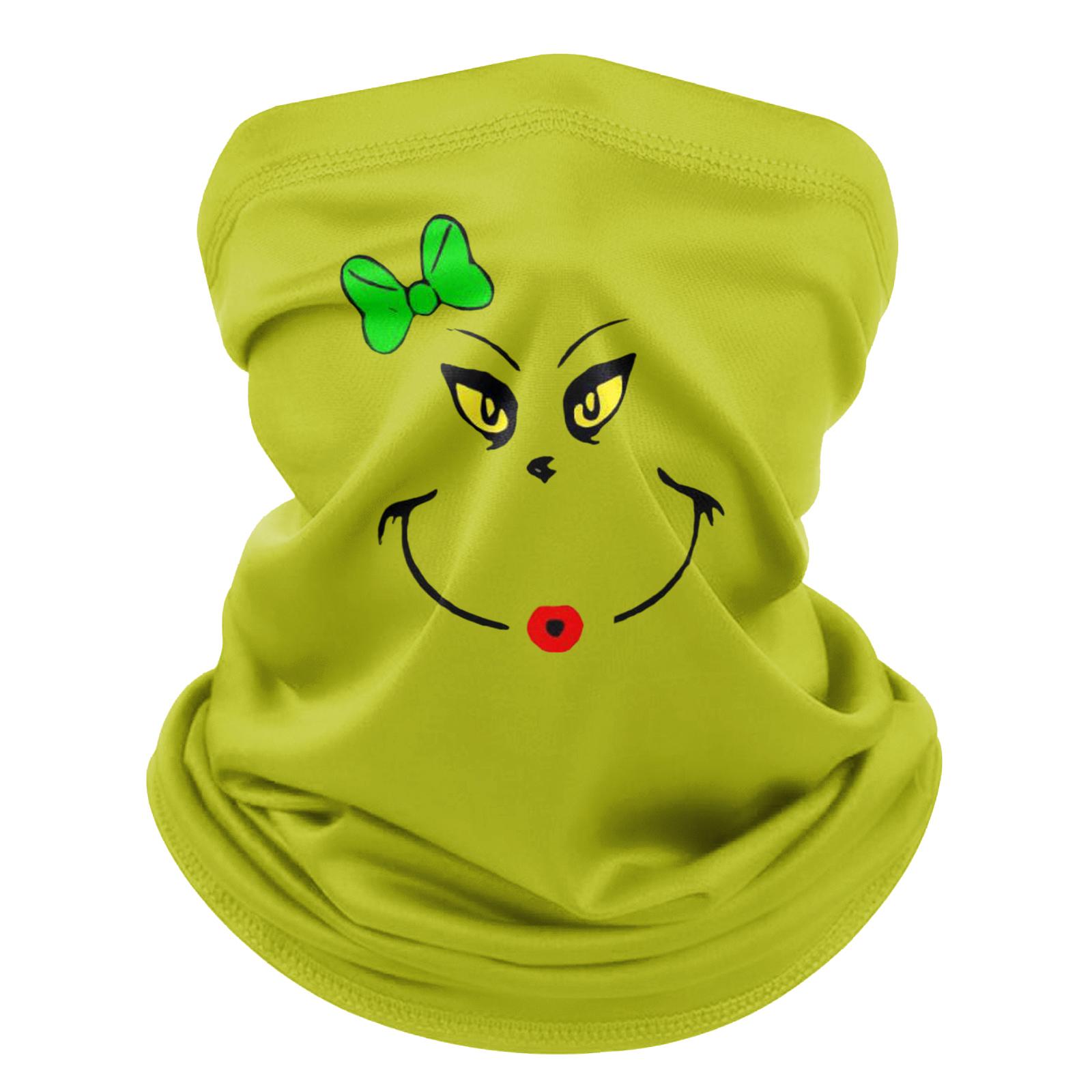 

Уличная велосипедная маска Модный принт Бандана Шарф для шеи One Size зелёный