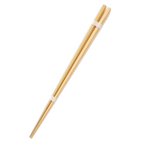 Ouchi Kogei Round-Cut Chopsticks H301, Bamboo Chopsticks, Gift, High-Quality Real Bamboo, Made in Japan, Artisan-Made, Easy to Use, Simple