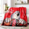 Christmas Gift Halloween Themed Cola Beverage Coca Cola Blanket Soft Home Furnishing Nap Decoration Four Seasons Warm Sherpa Blanket U18