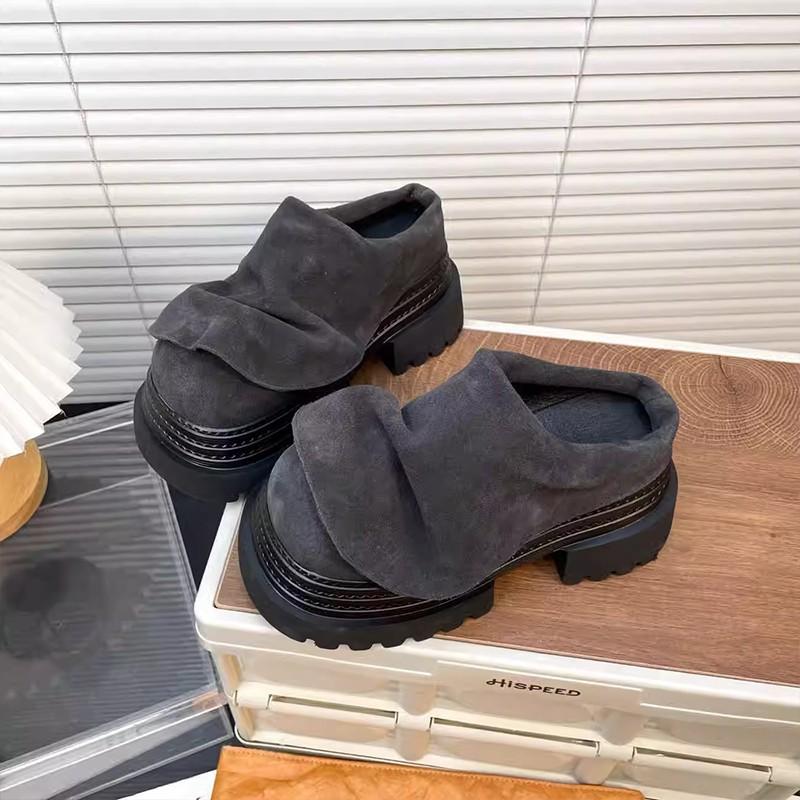 Maillard bag head slippers small new niche shoes versatile thick-soled heightening shoes women 35