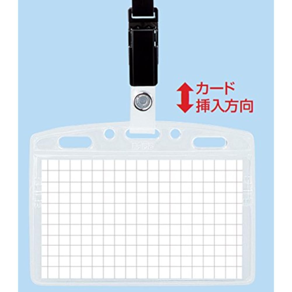 Kokuyo Hanging Name Tag Red Soft Case 10P Naff-SD180-10R