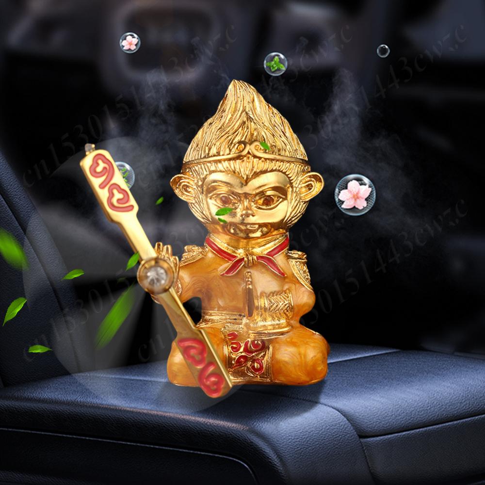 

Автомобильный парфюм Monkey King, ароматизатор, диффузор, ароматерапия, выпускное отверстие, зажим для вентиляционного отверстия, освежитель воздуха, транспортные средства, украшение для автомобиля синий
