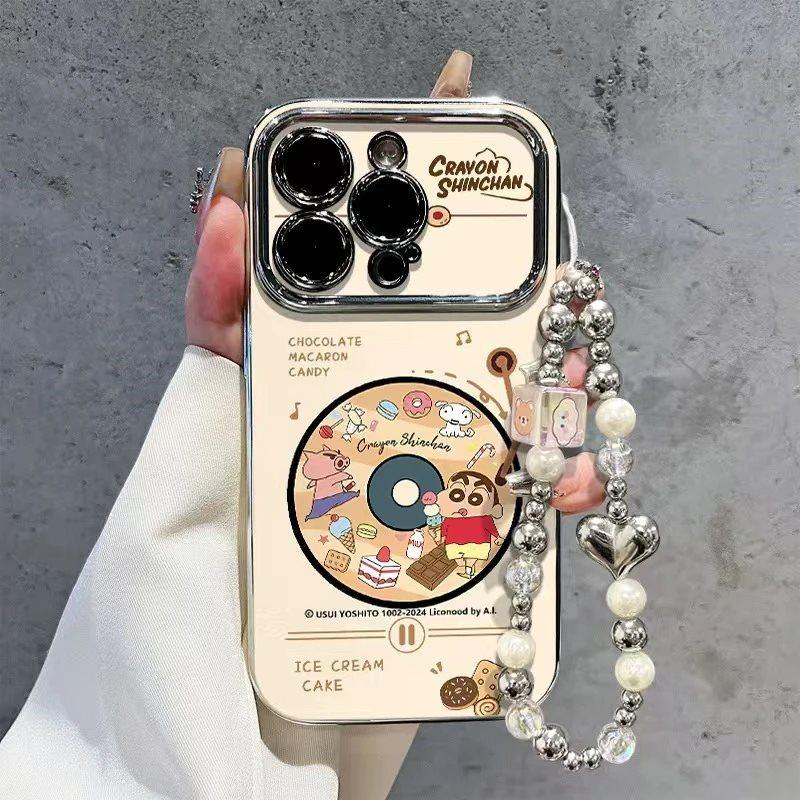 Electroplating window record small new apple 17 mobile phone case iPhone15/14 cartoon 13/12 new 16pro soft
