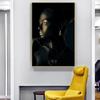 Woman with Perfect Black Skin and Diamond Jewelry Oil Painting On Canvas Posters and Prints Wall Art Pictures for Room Decor
