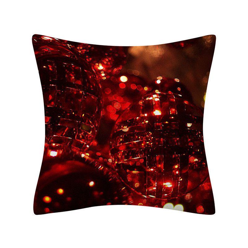 Vibrant Christmas Themed Decorative Cushion Cover For Festive Home Decor 18x18